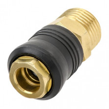 Быстроразъемное соединение с наружной резьбой 1/2", латунь INTERTOOL PT-1817