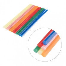 Комплект цветных клеевых стержней 7.4мм*200мм, 12шт INTERTOOL RT-1032