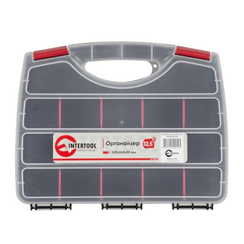 Органайзер пластиковый INTERTOOL BX-4001