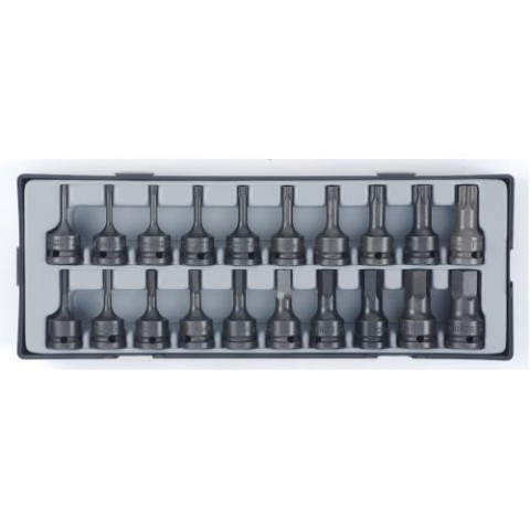 1/2" Набор головок-бит ударных 20 пр. (в ложементе)