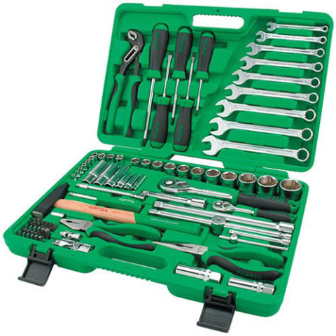 Набор инструмента Toptul 1/4" и 1/2 80 ед. комбинированный (Код GCAI8002)