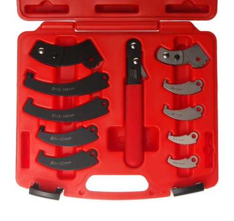 Набор ключей серповидных для круглых шлицевых гаек 19~165мм