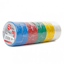 Лента изоляционная 10м цветная INTERTOOL IT-0014