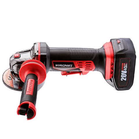 Аккумуляторная шлифмашина угловая WORCRAFT CAG-S20Li-125