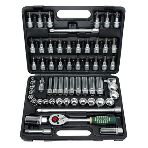 3/8" Набор инструмента 12-гранный 61 пр. (6-24 мм) (код 3611-9)