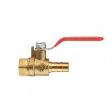 Кран шаровый воздушный, латунь, внутренняя резьба 1/4" на шланг 10мм, STORM INTERTOOL PT-1889