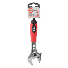 Ключ разводной двухкомпонентная рукоятка INTERTOOL HT-0195