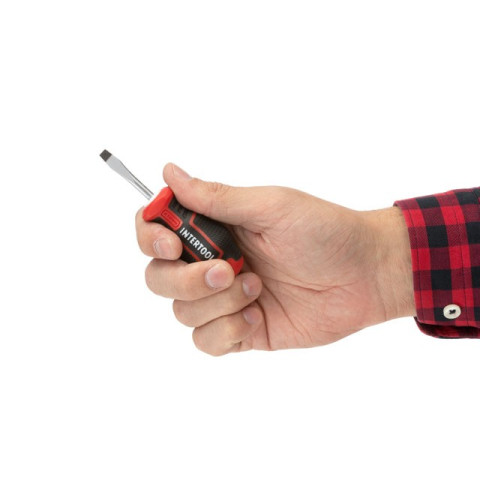 Отвертка шлицевая SL5.0*38 мм, S2, STORM INTERTOOL VT-3405