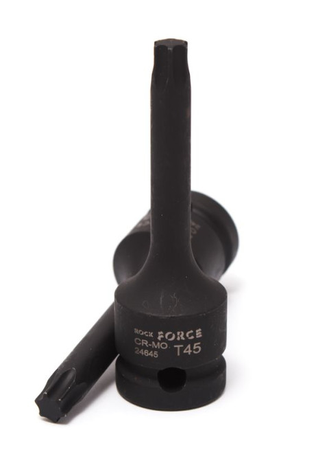 Бита-насадка TORX ударная литая T45,1/2" ROCKFORCE RF-24645