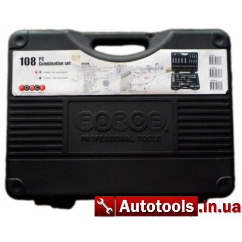 Force 41082 набор инструментов 1/4" & 1/2" 108 ед. Упаковка