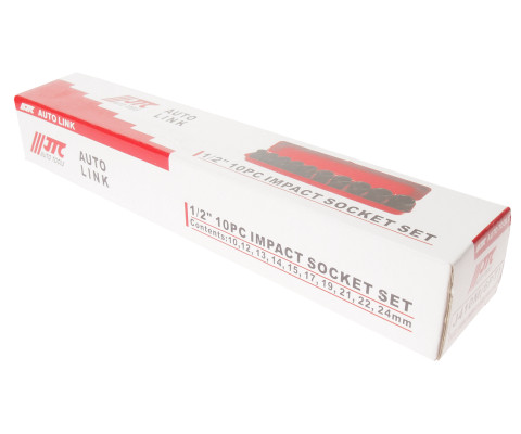 Набор головок ударных 1/2" 6гр. 10-24мм 10ед.