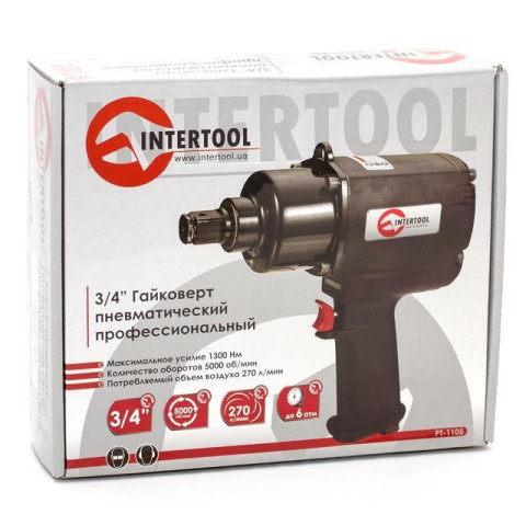 Гайковерт пневматический INTERTOOL PT-1105