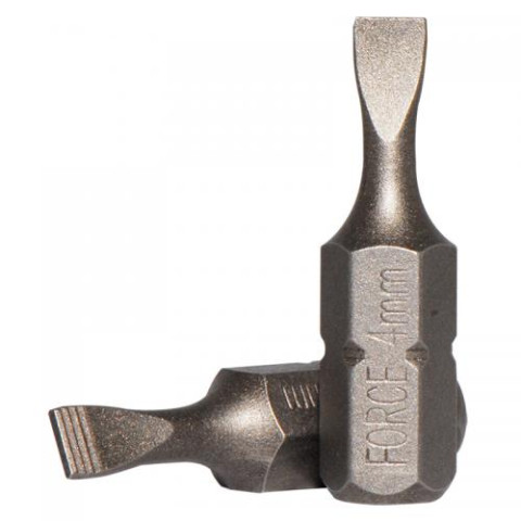 1/4 Бита шлицевая (SL) 0.8х4 мм, L=25 мм (FORCE 1232504)
