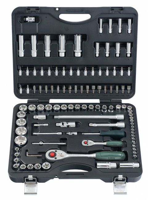 Набор головок Force 108 предметов 1/4 и 1/2 6-гранный (код 41082R-5)