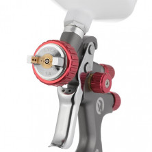 Краскопульт пневматический LVLP TEFLON профессиональный, форсунка 1.4мм, верхний пластиковый бачок 600мл., 1.5бар, STORM INTERTOOL PT-0144