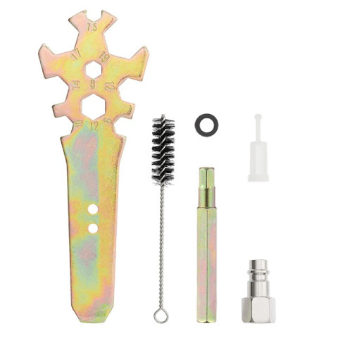 Краскопульт пневматический LVLP TEFLON профессиональный, форсунка 1.4мм, верхний пластиковый бачок 600мл., 1.5бар, STORM INTERTOOL PT-0144