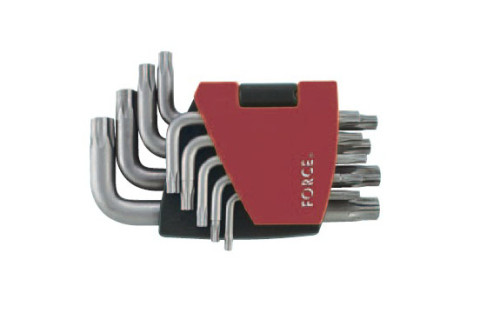 Набор ключей Torx 5-ти лучевых с отверстием Г-образных 9 пр. (TS10-TS50) (код 50913)