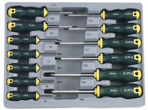 Набор отверток Torx 13 пр. (код 2137)