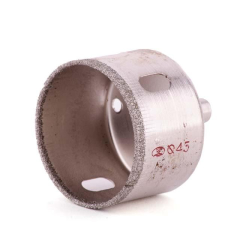 Сверло алмазное трубчатое по стеклу и керамике 45 мм INTERTOOL SD-0365