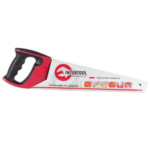 Ножовка по дереву с тефлоновым покрытием INTERTOOL HT-3107