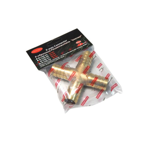 Разветвитель X-образный "елочка" 18мм ROCKFORCE RF-E102-4/7