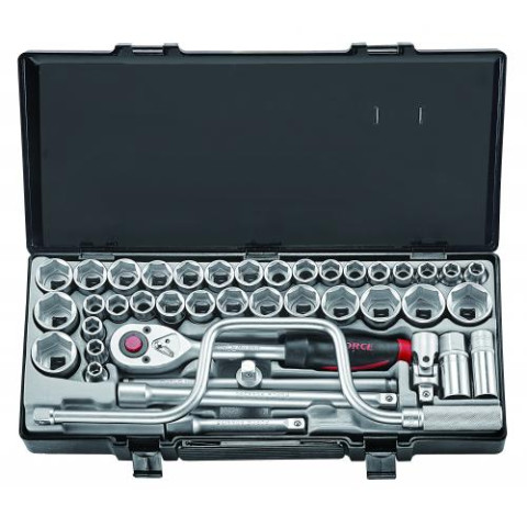 1/2 Набор инструмента 12-гр. MM+SAE 41 пр. (FORCE 4412)