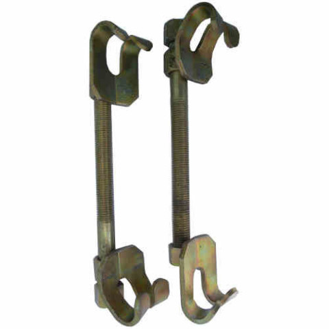 Съемники пружин 300мм (двухзахватные) черные c одной резьбой (Харьков) СТ2Х300Р1