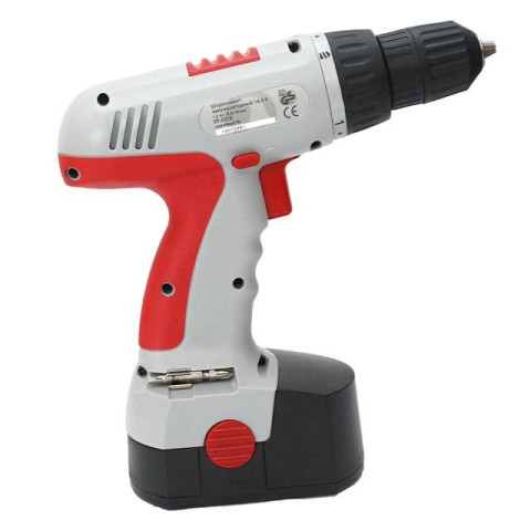 Шуруповерт аккумуляторный 14.4В, 1 аккумулятор, 1.2Ач, быстрозажимной патрон 0-10мм. INTERTOOL DT-03100