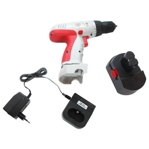 Шуруповерт аккумуляторный 14.4В, 1 аккумулятор, 1.2Ач, быстрозажимной патрон 0-10мм. INTERTOOL DT-03100