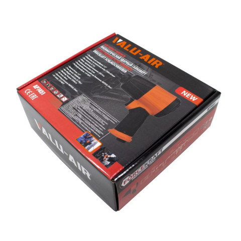 Пневмогайковерт ударный в облегченном корпусе с реверсом и регулировкой усилия 1/2''(610Hм, 7500 об/мин,6.3bar,вес 2кг) FK-AP7451