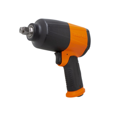 Пневмогайковерт ударный в облегченном корпусе с реверсом и регулировкой усилия 1/2''(610Hм, 7500 об/мин,6.3bar,вес 2кг) FK-AP7451