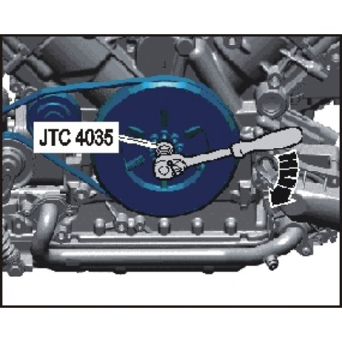 Адаптер для проворачивания коленвала VW, AUDI