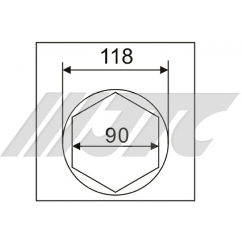 Головка ступичная 90мм IVECO