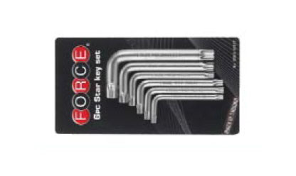 Набор ключей Torx Г-образных 6 пр. (Т40-Т60) (код 5063)