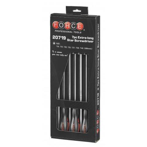 Набор отверток Torx 7 пр., L=300 мм (код 20719)
