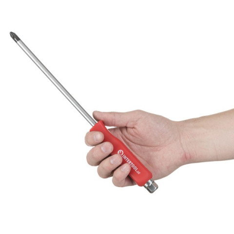 Отвертка ударная PH4x200мм INTERTOOL HT-0490