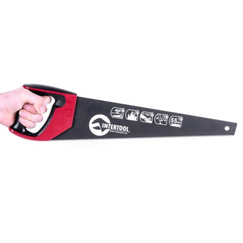 Ножовка по дереву с тефлоновым покрытием INTERTOOL HT-3108
