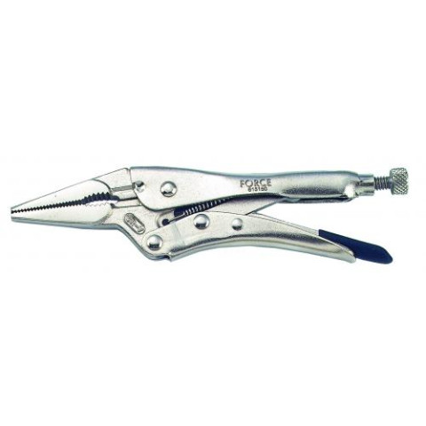 Зажим с фиксатором (удлиненные губки) L=225 мм (FORCE 615225)