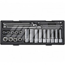Набор инструмента TORX ключи E6-E24, головки 1/2&quot;  E10-E24 24ед