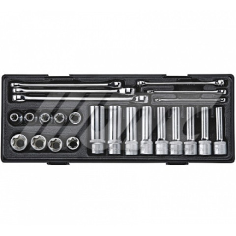 Набор инструмента TORX ключи E6-E24, головки 1/2"  E10-E24 24ед