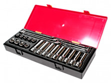 Набор инструмента TORX ключи E6-E24, головки 1/2"  E10-E24 24ед