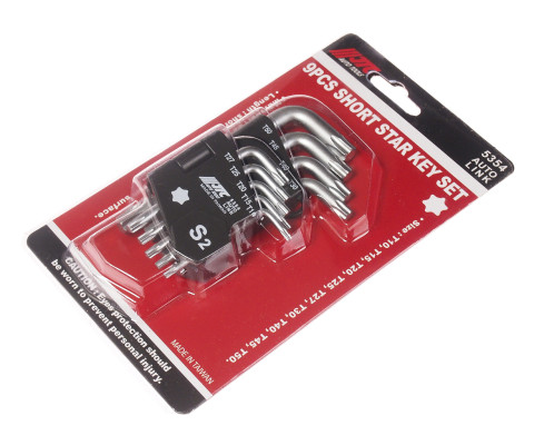 Набор угловых ключей TORX  Т10-Т50 9ед.