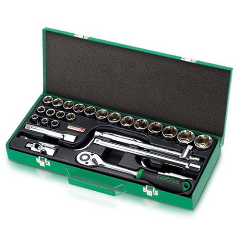 Набор инструмента Toptul 1/2 26 ед. 6ти гранный (Код GCAD2601) 