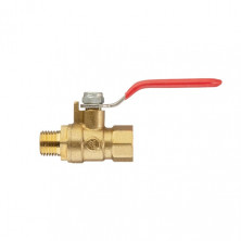 Кран шаровый воздушный, латунь, внутренняя резьба 1/4"- наружная резьба 1/4", STORM INTERTOOL PT-1883