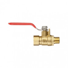 Кран шаровый воздушный, латунь, внутренняя резьба 1/4"- наружная резьба 1/4", STORM INTERTOOL PT-1883