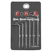Набор ключей Torx Г-образных 6 пр. (Т6-Т15) (код 50621L)