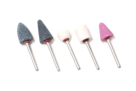 Набор камней абразивных, 5 предметов(хвостовик 3мм), в блистере ROCKFORCE RF-GSK502