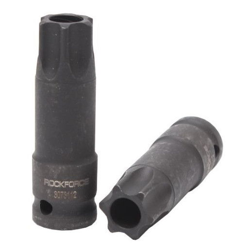 Головка-бита TORX ударная TH45 с отверстием, 1/2" ROCKFORCE RF-24607845T