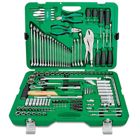 Набор инструмента Toptul 1/4 и 1/2 150 ед. комбинированный (код GCAI150R)