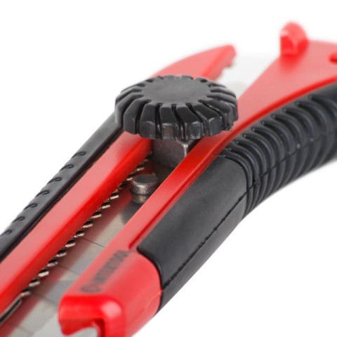 Нож с металлической направляющей 25 мм INTERTOOL HT-0526